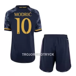 Real Madrid Modrić 10 Fotbollströja Barn Borta 2023/24 Real Madrid Modrić 10 Fotbollströja Barn Borta 2023/24