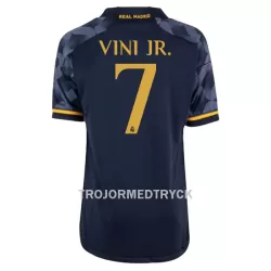 Real Madrid Vini Jr. 7 Fotbollströja Barn Borta 2023/24