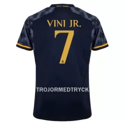 Real Madrid Vini Jr. 7 Fotbollströja Borta 2023/24