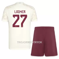 FC Bayern München Laimer 27 Champions League Fotbollströja Barn Tredje 2023/24