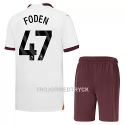 Manchester City Foden 47 Fotbollströja Barn Borta 2023/24 Manchester City Foden 47 Fotbollströja Barn Borta 2023/24