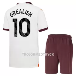 Manchester City Grealish 10 Fotbollströja Barn Borta 2023/24 Manchester City Grealish 10 Fotbollströja Barn Borta 2023/24