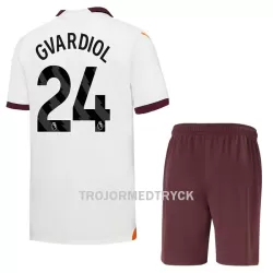 Manchester City Gvardiol 24 Fotbollströja Barn Borta 2023/24 Manchester City Gvardiol 24 Fotbollströja Barn Borta 2023/24
