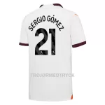 Manchester City Sergio Gomez 21 Fotbollströja Borta 2023/24