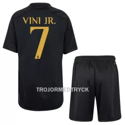 Real Madrid Vini Jr. 7 Fotbollströja Barn Tredje 2023/24 Real Madrid Vini Jr. 7 Fotbollströja Barn Tredje 2023/24
