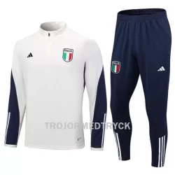 Italien Träningsträningsoverall Quarter-Zip 2023/24 Vit Italien Träningsträningsoverall Quarter-Zip 2023/24 Vit