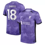Liverpool Gakpo 18 Fotbollströja Tredje 2023/24