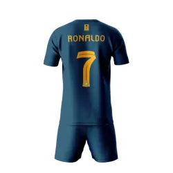 AL NASSR Ronaldo 7 Fotbollströja Barn Borta 2023/24 AL NASSR Ronaldo 7 Fotbollströja Barn Borta 2023/24
