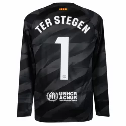 FC Barcelona Ter Stegen 1 Målvakt Fotbollströja Borta 2023/24 Långärmad FC Barcelona Ter Stegen 1 Målvakt Fotbollströja Borta 2023/24 Långärmad