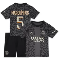 Paris Saint-Germain Marquinhos 5 Fotbollströja Barn Tredje 2023/24 Paris Saint-Germain Marquinhos 5 Fotbollströja Barn Tredje 2023/24