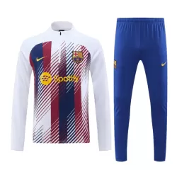Barcelona Träningströja Quarter-Zip 2023/24 Vit Barcelona Träningströja Quarter-Zip 2023/24 Vit