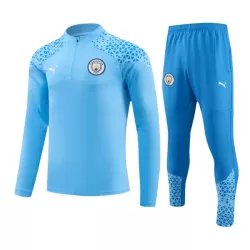 Manchester City Träningströja Quarter-Zip 2023/24 Blå Manchester City Träningströja Quarter-Zip 2023/24 Blå