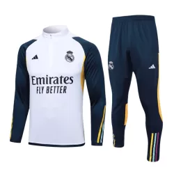 Real Madrid Träningströja Quarter-Zip 2023/24 Vit Real Madrid Träningströja Quarter-Zip 2023/24 Vit