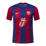 FC Barcelona x Rolling Stones Fotbollströja Hemma 2023/24 - Speciell