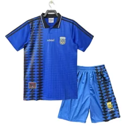 Argentina Fotbollströja Barn Borta Retro 1994 Argentina Fotbollströja Barn Borta Retro 1994