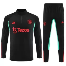 Manchester United Träningströjasats Quarter-Zip Barn 2023/24 Svart Manchester United Träningströjasats Quarter-Zip Barn 2023/24 Svart