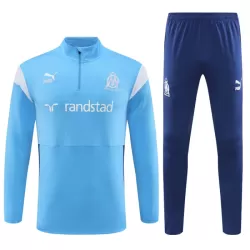 Olympique Marseille Träningströjasats Quarter-Zip 2023/24 Blå Olympique Marseille Träningströjasats Quarter-Zip 2023/24 Blå