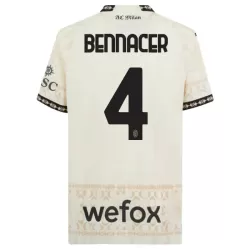 AC Milan Ismael Bennacer 4 Fotbollströja Fjärde 2023/24 Vit AC Milan Ismael Bennacer 4 Fotbollströja Fjärde 2023/24 Vit