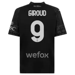 AC Milan Olivier Giroud 9 Fotbollströja Fjärde 2023/24 Svart AC Milan Olivier Giroud 9 Fotbollströja Fjärde 2023/24 Svart