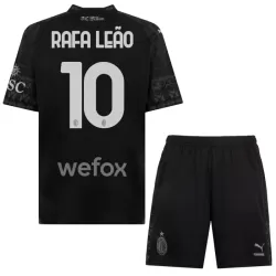 AC Milan Rafael Leao 10 Fotbollströja Barn Fjärde 2023/24 Svart AC Milan Rafael Leao 10 Fotbollströja Barn Fjärde 2023/24 Svart