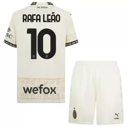 AC Milan Rafael Leao 10 Fotbollströja Barn Fjärde 2023/24 Vit AC Milan Rafael Leao 10 Fotbollströja Barn Fjärde 2023/24 Vit