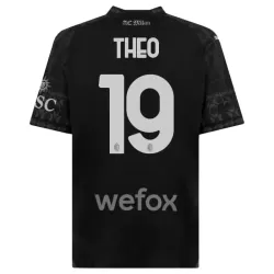AC Milan Theo Hernandez 19 Fotbollströja Fjärde 2023/24 Svart AC Milan Theo Hernandez 19 Fotbollströja Fjärde 2023/24 Svart