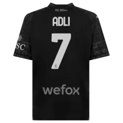 AC Milan Yacine Adli 7 Fotbollströja Fjärde 2023/24 Svart AC Milan Yacine Adli 7 Fotbollströja Fjärde 2023/24 Svart