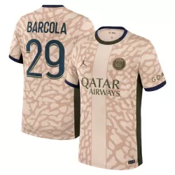 Paris Saint-Germain Bradley Barcola 29 Fotbollströja Fjärde Jordan 2023/24 Paris Saint-Germain Bradley Barcola 29 Fotbollströja Fjärde Jordan 2023/24