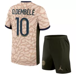 Paris Saint-Germain O. Dembele 10 Fotbollströja Barn Fjärde Jordan 2023/24 Paris Saint-Germain O. Dembele 10 Fotbollströja Barn Fjärde Jordan 2023/24