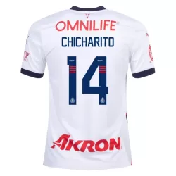 CD Guadalajara Chicharito 14 Fotbollströja Borta 2023/24 CD Guadalajara Chicharito 14 Fotbollströja Borta 2023/24