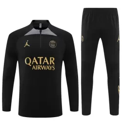 Paris Saint-Germain Träningströjasats Quarter-Zip Barn 2023/24 Svart Paris Saint-Germain Träningströjasats Quarter-Zip Barn 2023/24 Svart