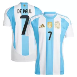 Argentina De Paul 7 Fotbollströja Hemma 2024 Argentina De Paul 7 Fotbollströja Hemma 2024