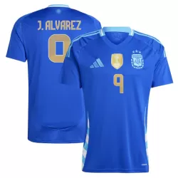 Argentina J. Alvarez 9 Fotbollströja Borta 2024 Argentina J. Alvarez 9 Fotbollströja Borta 2024