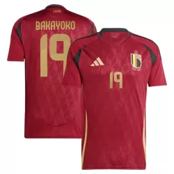 Belgien Bakayoko 19 Fotbollströja Hemma EM 2024 Belgien Bakayoko 19 Fotbollströja Hemma EM 2024