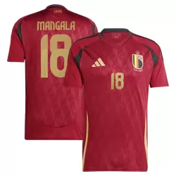 Belgien Mangala 18 Fotbollströja Hemma EM 2024 Belgien Mangala 18 Fotbollströja Hemma EM 2024