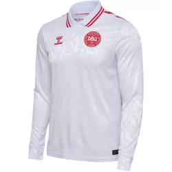 Danmark Fotbollströja Borta EM 2024 Långärmad Danmark Fotbollströja Borta EM 2024 Långärmad