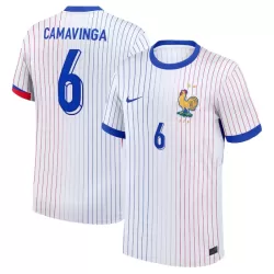 Frankrike Camavinga 6 Fotbollströja Borta EM 2024 Frankrike Camavinga 6 Fotbollströja Borta EM 2024