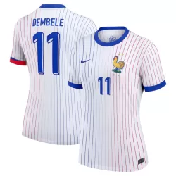 Frankrike Dembele 11 Fotbollströja Dam Borta EM 2024 Frankrike Dembele 11 Fotbollströja Dam Borta EM 2024