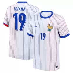 Frankrike Fofana 19 Fotbollströja Borta EM 2024 Frankrike Fofana 19 Fotbollströja Borta EM 2024