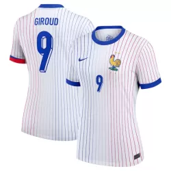 Frankrike Giroud 9 Fotbollströja Dam Borta EM 2024 Frankrike Giroud 9 Fotbollströja Dam Borta EM 2024