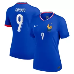 Frankrike Giroud 9 Fotbollströja Dam Hemma EM 2024 Frankrike Giroud 9 Fotbollströja Dam Hemma EM 2024