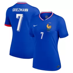 Frankrike Griezmann 7 Fotbollströja Dam Hemma EM 2024 Frankrike Griezmann 7 Fotbollströja Dam Hemma EM 2024