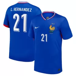 Frankrike L. Hernandez 21 Fotbollströja Hemma EM 2024 Frankrike L. Hernandez 21 Fotbollströja Hemma EM 2024