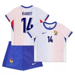 Frankrike Rabiot 14 Fotbollströja Barn Borta EM 2024 Frankrike Rabiot 14 Fotbollströja Barn Borta EM 2024