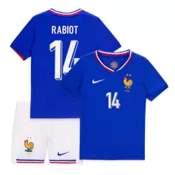 Frankrike Rabiot 14 Fotbollströja Barn Hemma EM 2024 Frankrike Rabiot 14 Fotbollströja Barn Hemma EM 2024