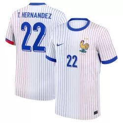 Frankrike T. Hernandez 22 Fotbollströja Borta EM 2024 Frankrike T. Hernandez 22 Fotbollströja Borta EM 2024