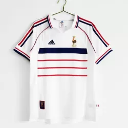 Frankrike Fotbollströja Borta Retro 1998 Frankrike Fotbollströja Borta Retro 1998