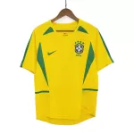 Brasilien 2002-2003 Fotbollströja Hemma Retro