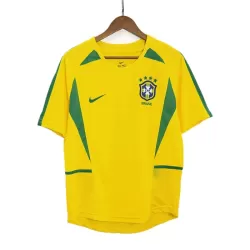 Brasilien 2002-2003 Fotbollströja Hemma Retro Brasilien 2002-2003 Fotbollströja Hemma Retro