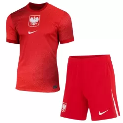 Polen Fotbollströja Barn Borta EM 2024 Polen Fotbollströja Barn Borta EM 2024